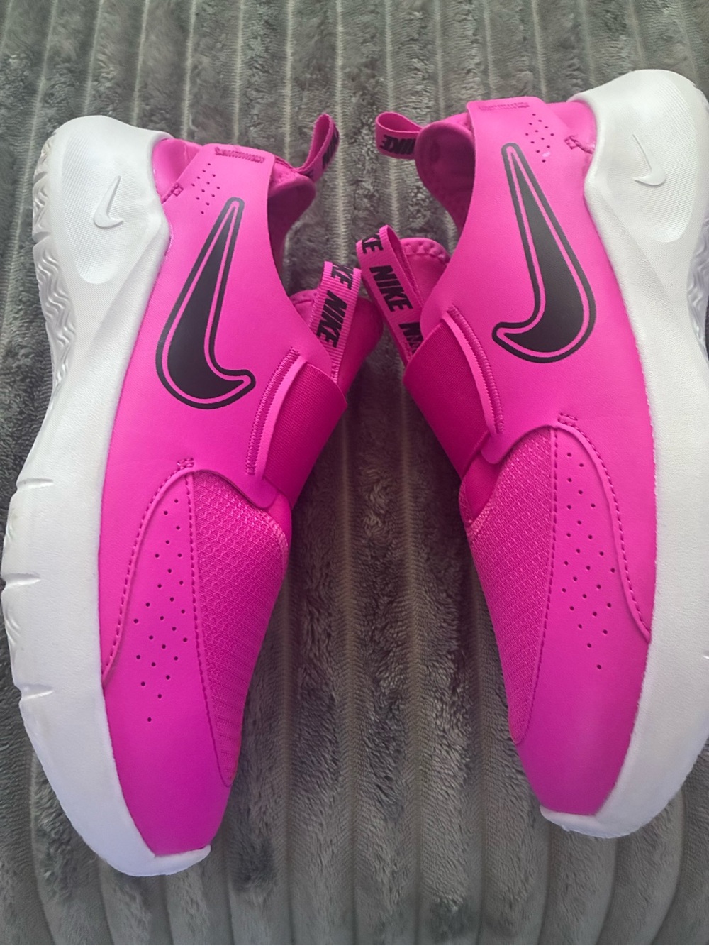Nike Women’s Slip-On Athletic Sneakers - Hot Pink with White Sole